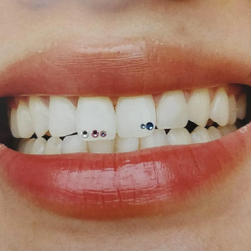 Swarovski Crystals tooth gems